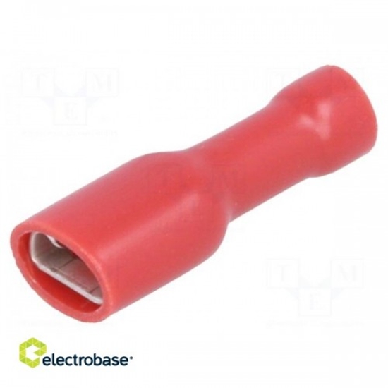 Изображение Terminal: flat; 4.8mm; 0.8mm; female; 0.5÷1mm2; crimped; for cable