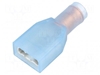 Изображение Terminal: flat; 6.3mm; 0.8mm; female; 1.5÷2.5mm2; crimped; tinned