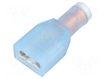 Изображение Terminal: flat; 6.3mm; 0.8mm; female; 1.5÷2.5mm2; crimped; tinned