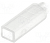 Изображение Terminals cover; female; for push-on 2,8mm connectors; ways: 1