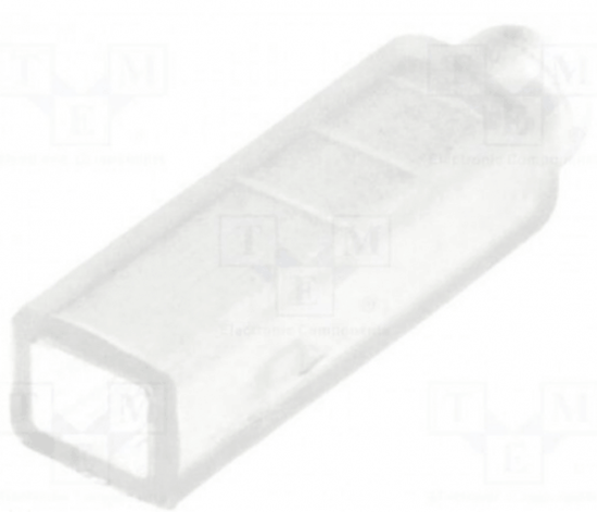 Изображение Terminals cover; female; for push-on 2,8mm connectors; ways: 1