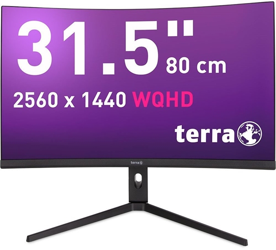 Изображение TERRA LCD/LED 3285W HA black CURVED USB-C/HDMI/DP