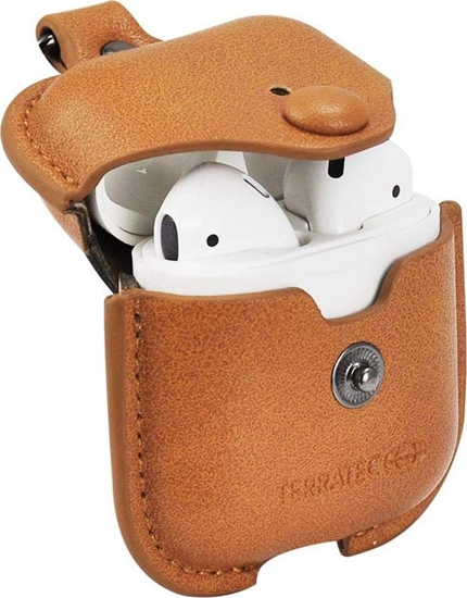 Picture of TerraTec Etui ochronne AirBox Shape Fixed do AirPods brzowe