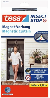 Изображение Tesa Fliegengitter Magnetvorhang 1,0x2,20m anthrazit 55394