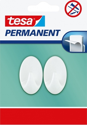 Изображение Tesa HACZYKI PERMANENTNE 2 SZT. "S", OWALNE, BIAE