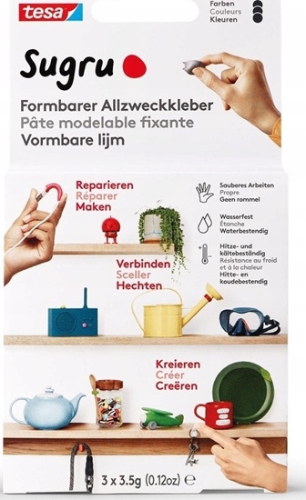 Изображение Tesa Masa naprawcza klej czarny SUGRU 3 x 3,5g
