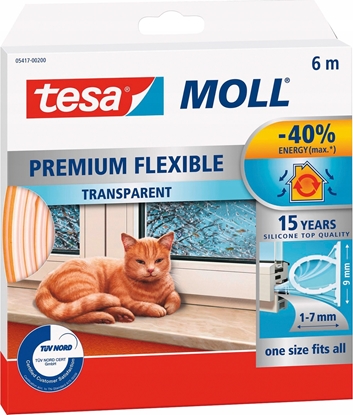 Изображение Tesa Moll Premium flexible 6m Transparent 05417