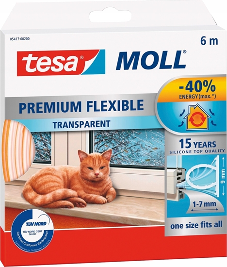 Изображение Tesa Moll Premium flexible 6m Transparent 05417