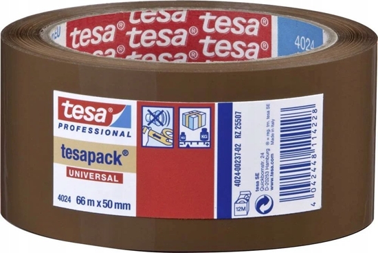 Изображение Tesa Packaging Tape 66m x 50mm universal brown 04024