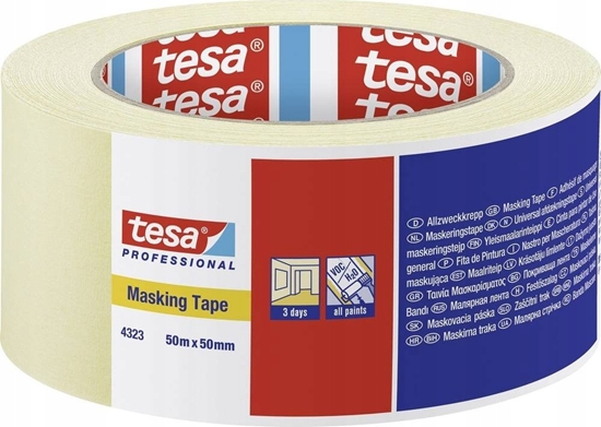 Изображение Tesa Paper Masking Tape 50mx50mm Standard beige 04323