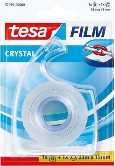 Изображение Tesa Tama biurowa TESAfilm CRYSTAL 33m X19mm + Dyspenser Easy Cut 57939-00000