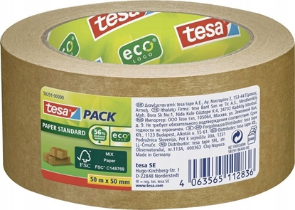 Изображение Tesa TAMA PAKOWA PAPIER STANDARD ECO LOGO 50M:50MM BRZOWA