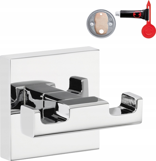 Изображение Tesa tesa Deluxxe Gaderobenhaken silber