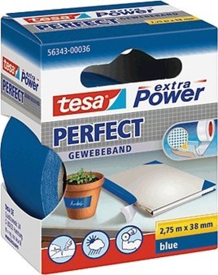 Изображение Tesa tesa extra Power Perfect Gewebeband 2,75m 38mm blau