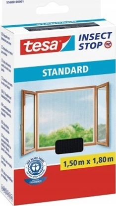 Picture of Tesa tesa Fliegengitter Standard Klettband 1,5x1,8m anthrazit