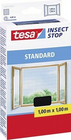 Picture of Tesa tesa Fliegengitter Standard Klettband 1x1m anthrazit