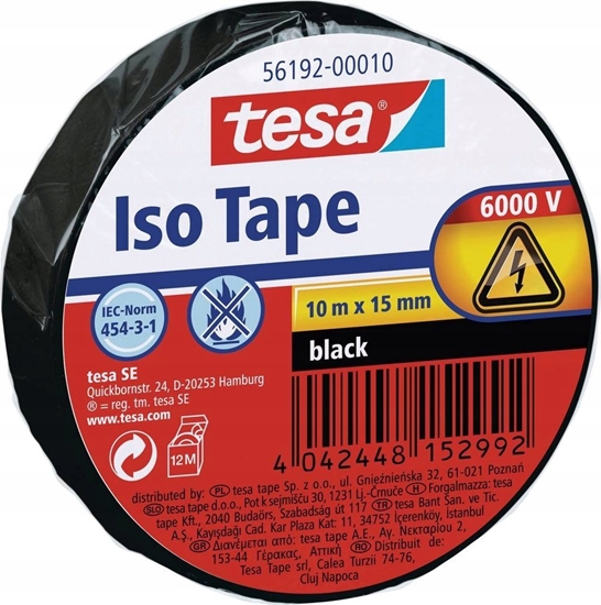 Picture of Tesa tesa Isolierband 10m 15mm schwarz