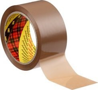 Picture of Tesa tesa PET-Packband Kautschukklebemasse 132m:50mm 6Stk. braun