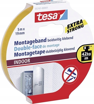Изображение Tesa tesa Powerbond Montageband Indoor 5m 19mm