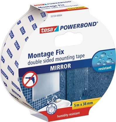 Attēls no Tesa tesa Powerbond Montageband Spiegel 5m 38mm