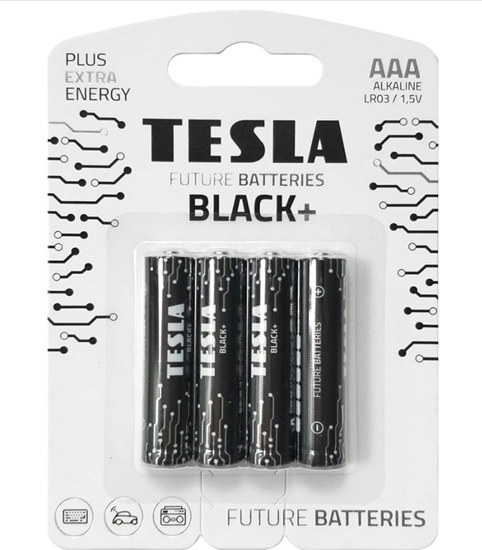 Picture of Tesla BATERIA ALKALICZNA TESLA BLACK+ LR03 B4 1.5V 4 SZTUKI