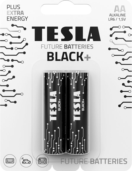 Изображение Tesla BATERIA ALKALICZNA TESLA BLACK+ LR6 B2 1.5V 2 SZTUKI