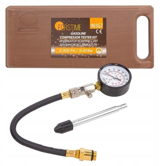 Picture of Tester kompresji silnika benzynowego 3el. (0-21Bar, M14-M18)