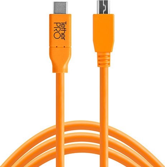 Изображение Tether Tools USB-C - 4.6 m Pomaraczowy (TET-CUC2415-ORG)