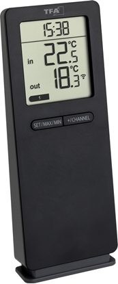Picture of TFA 30.3071.01 black LOGO 2.0 RC Thermometer