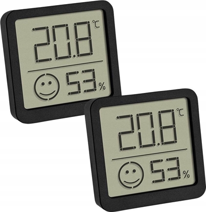 Picture of TFA 30.5053.01.02 2er Set black Digital Thermo Hygrometer