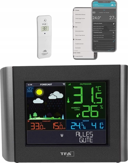 Picture of TFA 35.8000.01 VIEW METEO WLAN Radio Weather Station