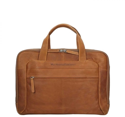 Picture of The Chesterfield Brand Ryan 17" Laptop Bag, Cognac
