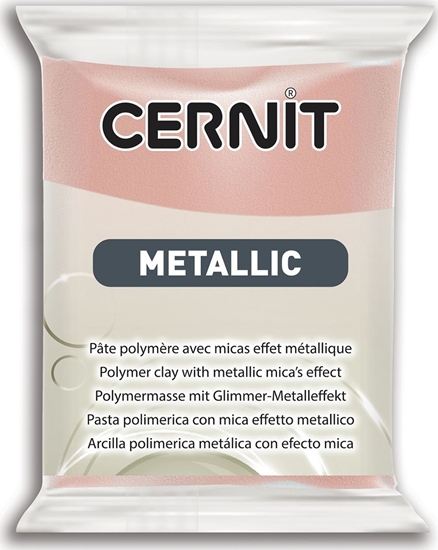 Изображение The Clay and Paint Factory Modelina Cernit Metaliczna Róowo-Zota