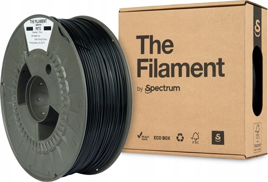 Picture of The Filament 3D filament, PETG, 1,75mm, 1000g, TF-24015, midnight black