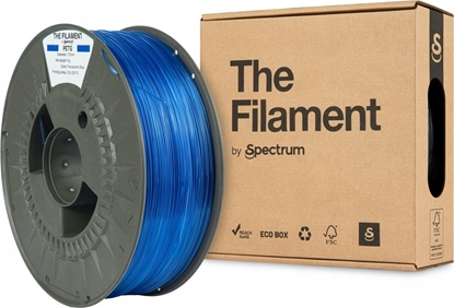 Picture of The Filament 3D filament, PETG, 1,75mm, 1000g, TF-24027, transparent blue
