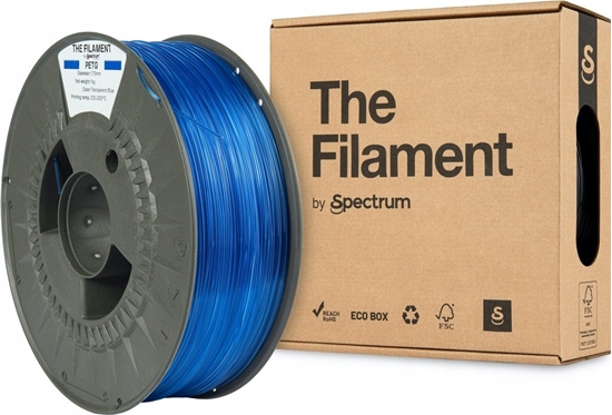 Picture of The Filament 3D filament, PETG, 1,75mm, 1000g, TF-24027, transparent blue
