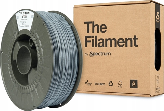 Picture of The Filament 3D filament, PLA CF, 1,75mm, 1000g, TF-24099, grey