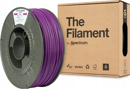 Изображение The Filament 3D filament, PLA, 1,75mm, 1000g, TF-24014, plasma purple