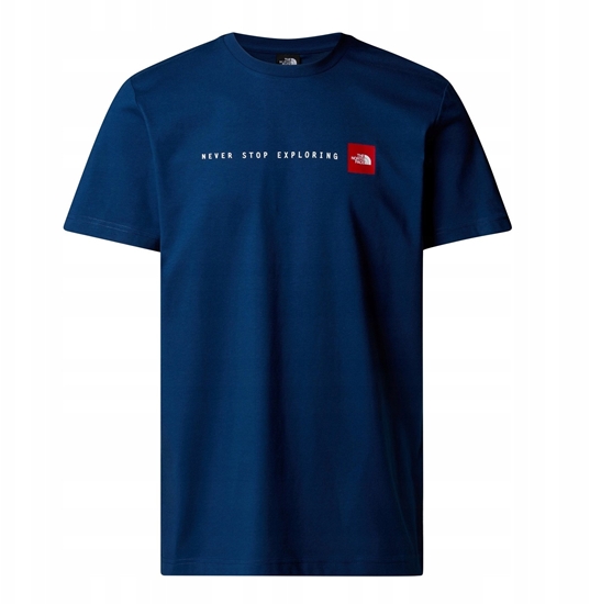 Picture of The North Face S/S Never Stop Exploring Tee NF0A87NSD1R Granatowe L