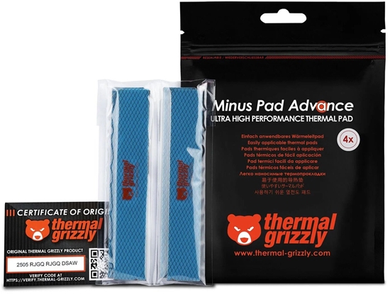 Picture of Thermal Grizzly Minus Pad Advance - 120 x 20 x 0,5 mm, 4 Stück