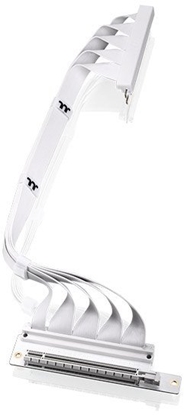 Picture of Taśma Riser  - PCI- E 4.0 x16 Extender - 400mm Dual 90° - Snow