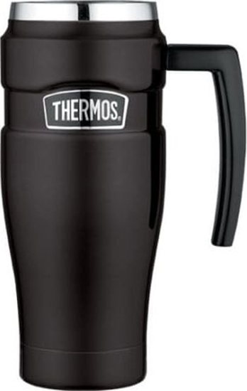 Picture of Thermos Wodoszczelny termokubek z uchwytem Thermos 0,47l - czarny mat