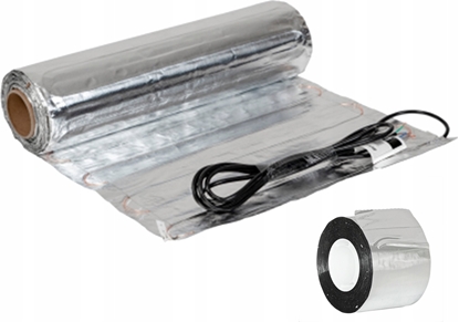 Picture of Thermoval Mata grzejna aluminiowa WT 2010 AL - 150/1,0m2 - jednostronnie zasilana 150W, pod panel