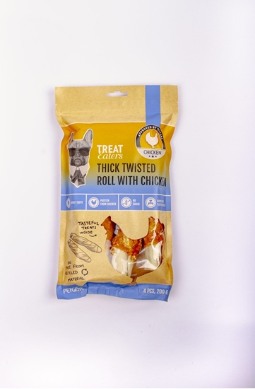 Изображение Thick Twisted roll with chicken 200 g - pcs