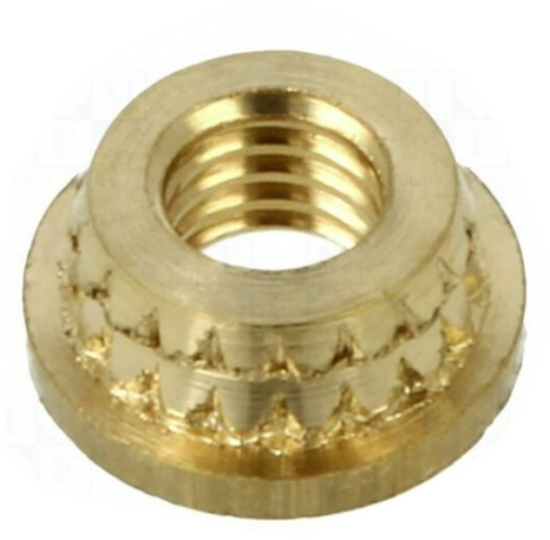 Изображение Threaded insert; brass; M3; BN: 37905; L: 1.85mm; MICROBARB®