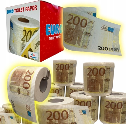 Attēls no Thumbs Up Mad Monkey - Toilettenpapier "200Euro"