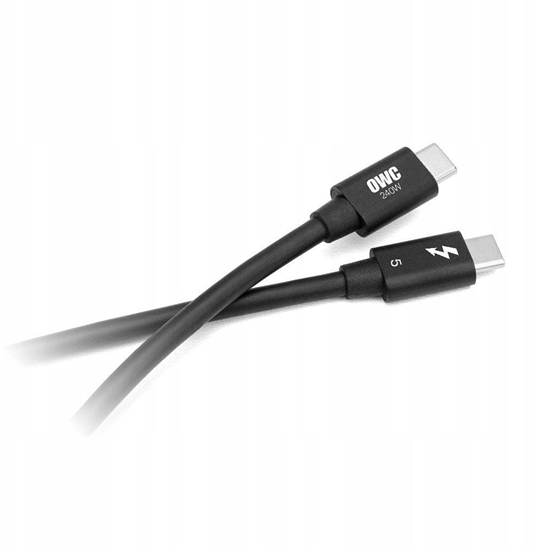 Picture of Kabel USB OWC Thunderbolt - USB-C 0.3 m Czarny (OWCCBLTB5C0.3M)