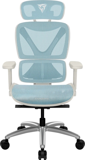 Picture of ThunderX3 XTC Ergonomischer Bürostuhl - weiß/blau