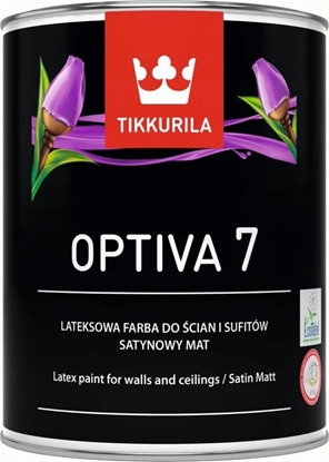 Attēls no Tikkurila PAINT OPTIVA SATIN MATT 7 BC 0.9L