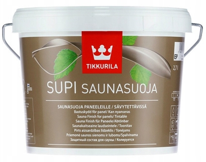 Attēls no Tikkurila SUPI SAUNA FINISH 2,7 L EP